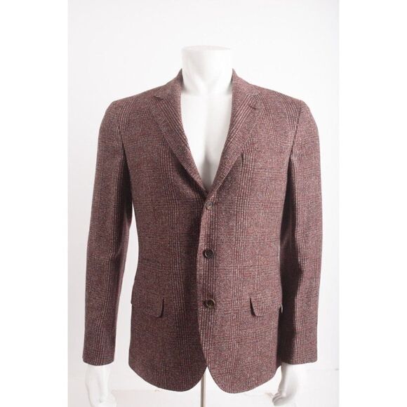 Brunello Cucinelli Mens Sport Coat Suit Jacket Blazer Wool Silk IT 48 Small NWT - Picture 1 of 7